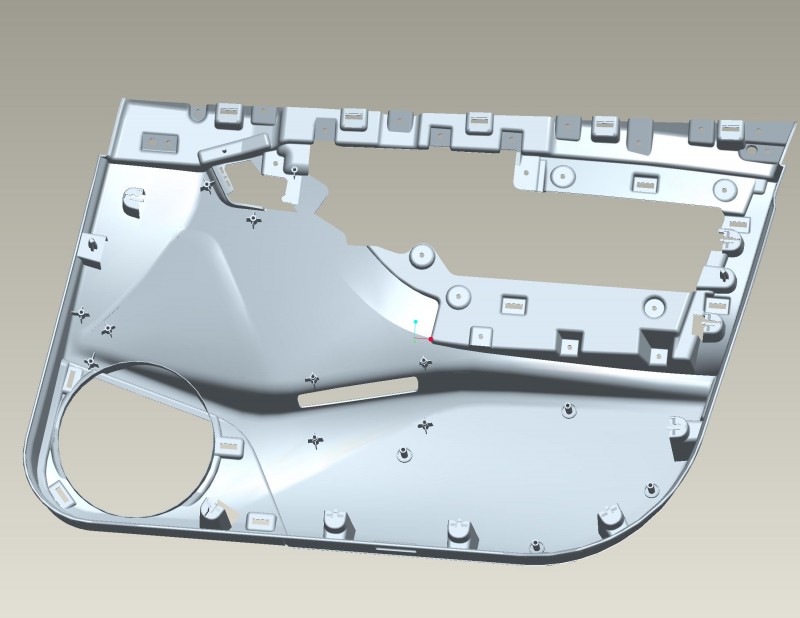 Automotive door prototype in ABS